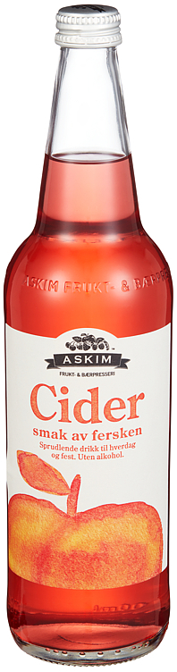 Askim cider med smak av fersken   0,7l