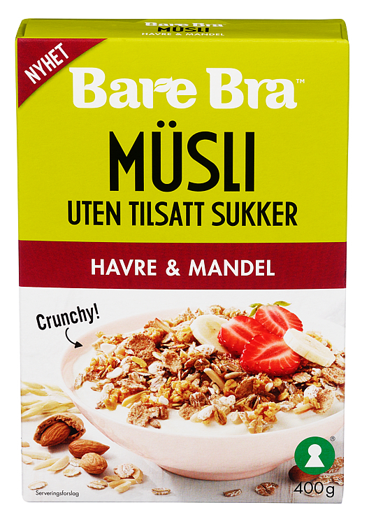 Granola havre & mandel   400g