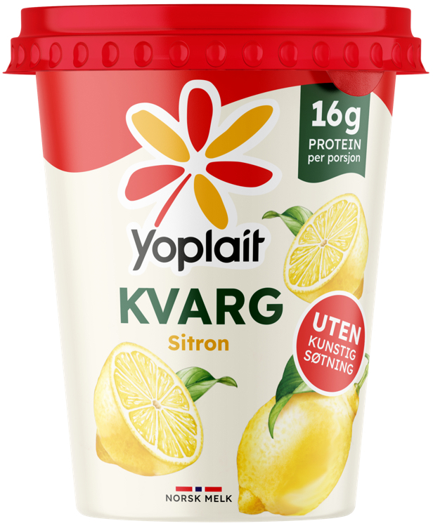 Yoplait kvarg sitron  420g
