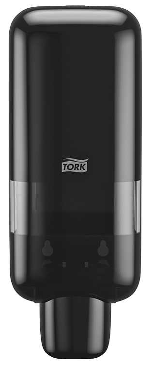 Dispenser såpe og hånddesinf. svart s4  stk
