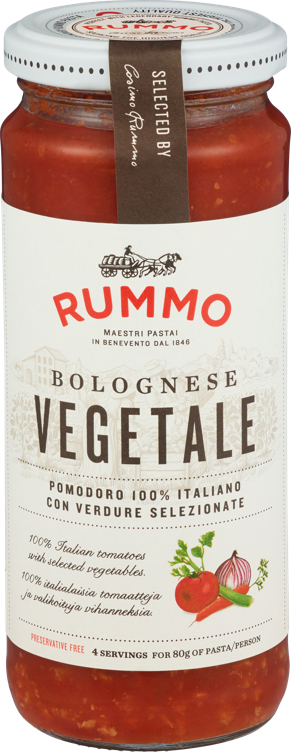 Rummo bolognese vegetable  340g