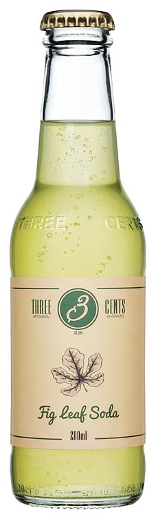 Three cents fig leaf soda   24x20cl