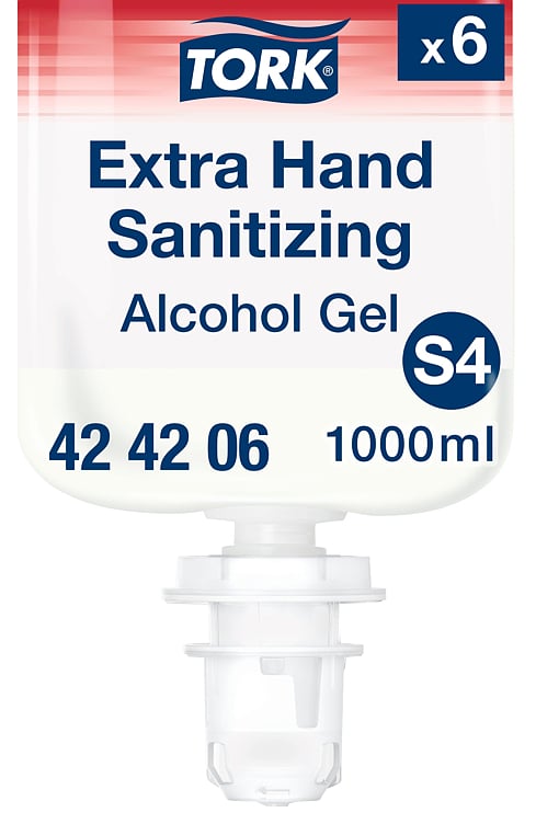 Hånddesinfiserende ekstra alkoholgel  s4   1000ml