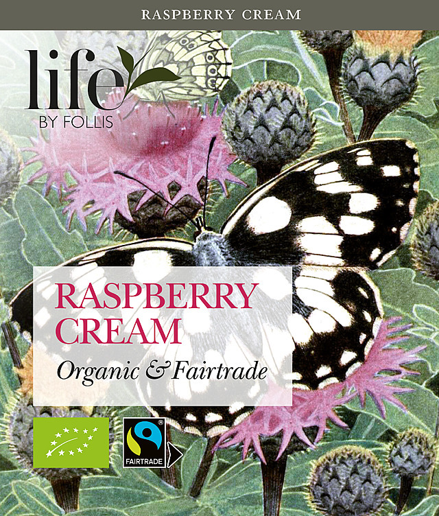 Raspberry cream tea økologisk & fairtrade  20stk