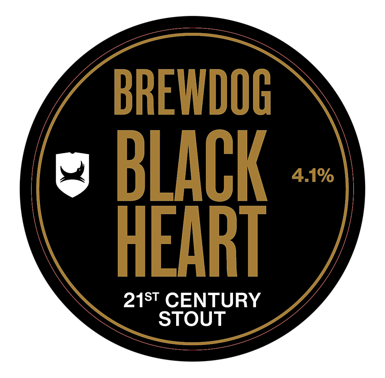 Brewdokeykeg   4,1%   20lg black heart draught stout