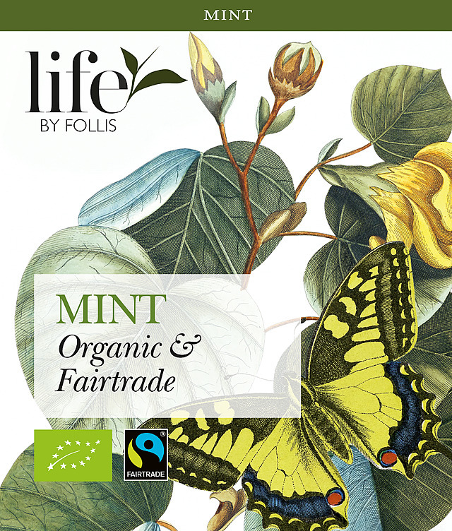 Mint tea økologisk & fairtrade  20stk
