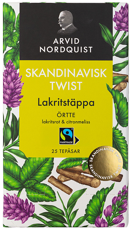 Lakristäppa herbal tea fairtrade  25pcs