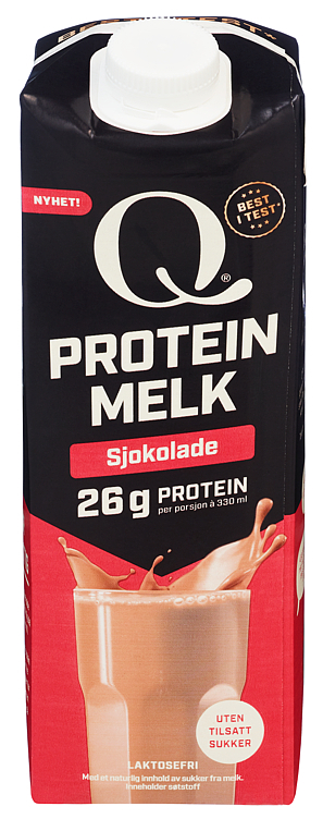 Q proteinmelk sjokolade  1l