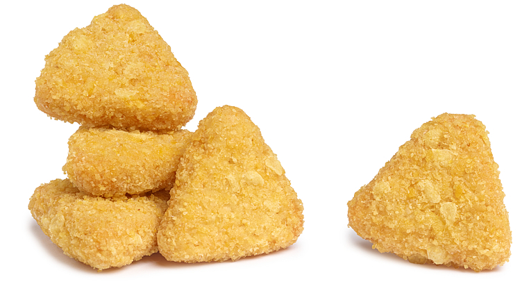 Nacho cheese triangles   1kg