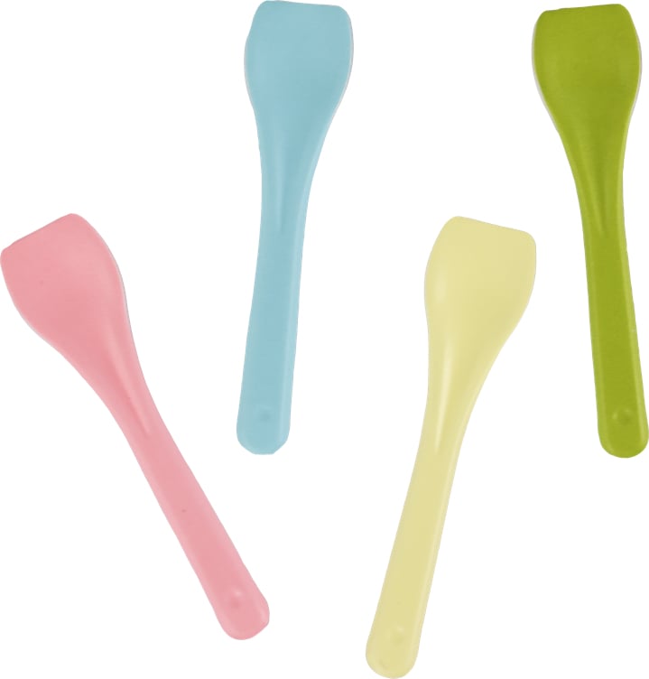 Ice spoon paper 4 colours 95mm  100pcs