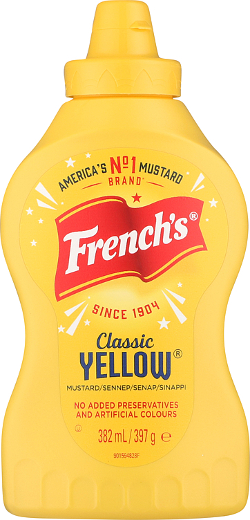 Classic yellow mustard  397g
