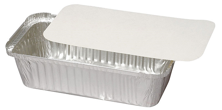 Lokk til aluform 21,4x10,7cm - papp/alu  100stk