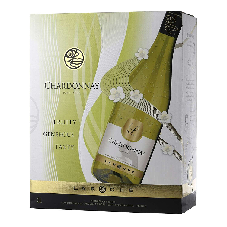 Laroche chardonnay l  12%  bib  3l