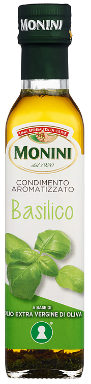 Monini ekstra jomfru olivenolje basilikum  250ml
