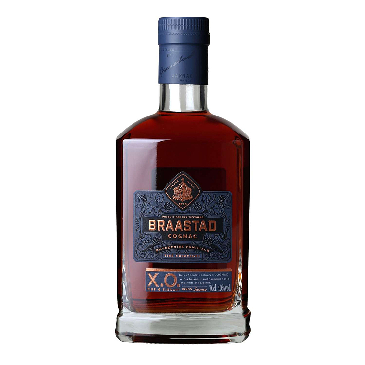 Braastad cognac x.o. fine champagne  40%  70cl