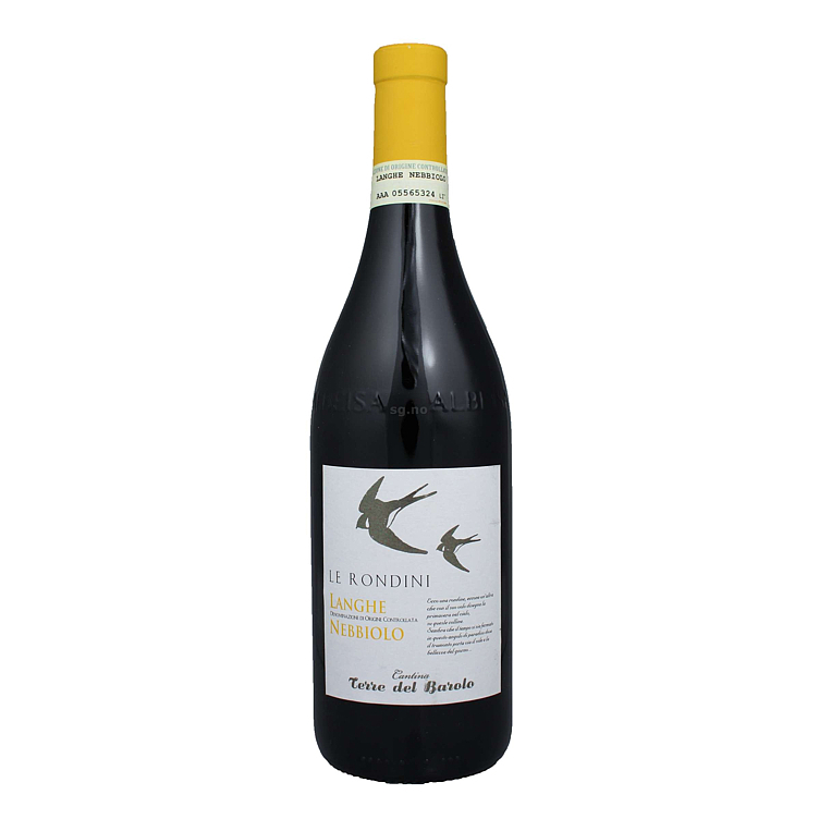 Terre del barolo le rondini langhe nebbiolo   14%   75cl