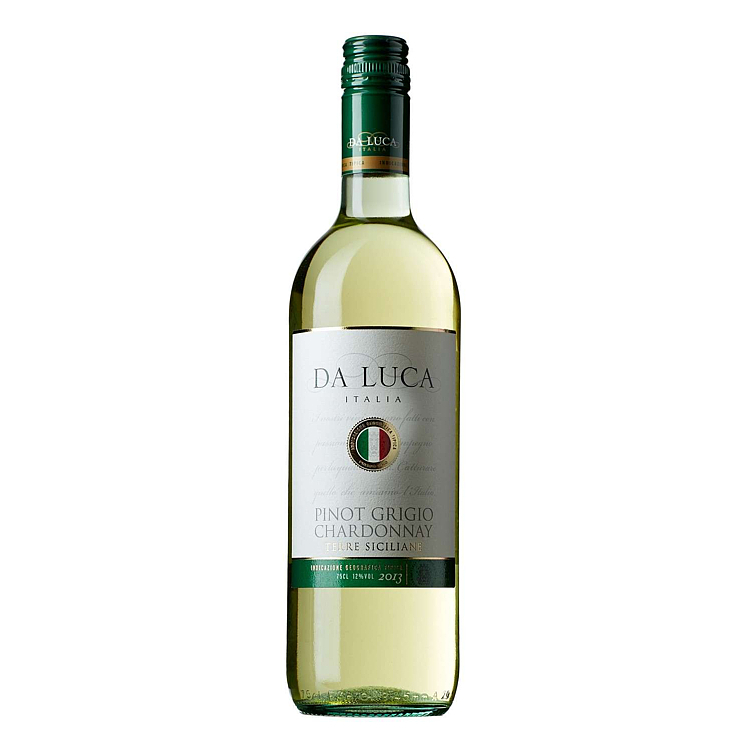 Da luca pinot grigio chardonnay  12%  75cl