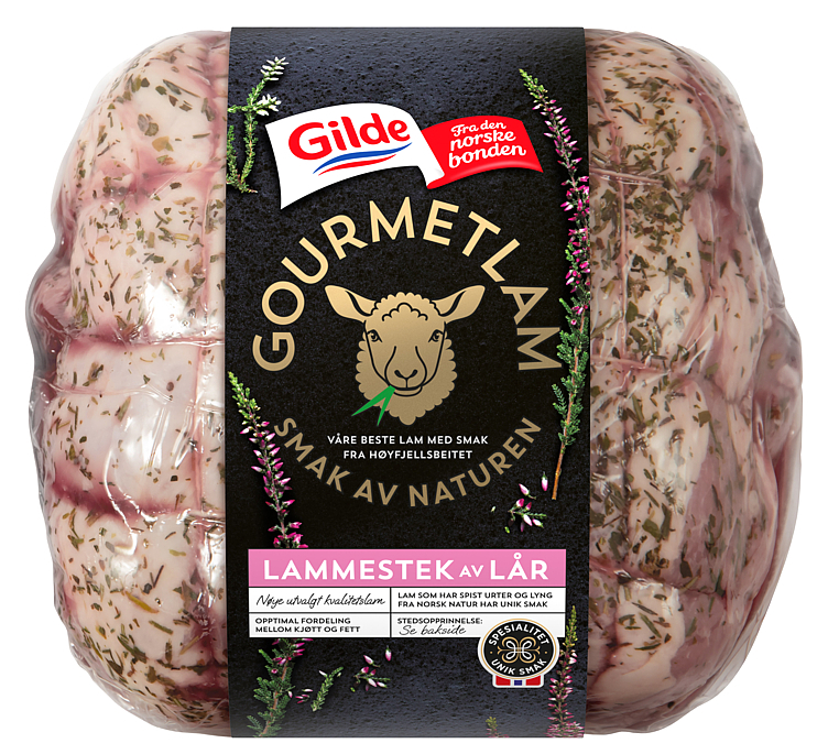 Gourmetlam lammestek av lår 4xca1,1kg kg