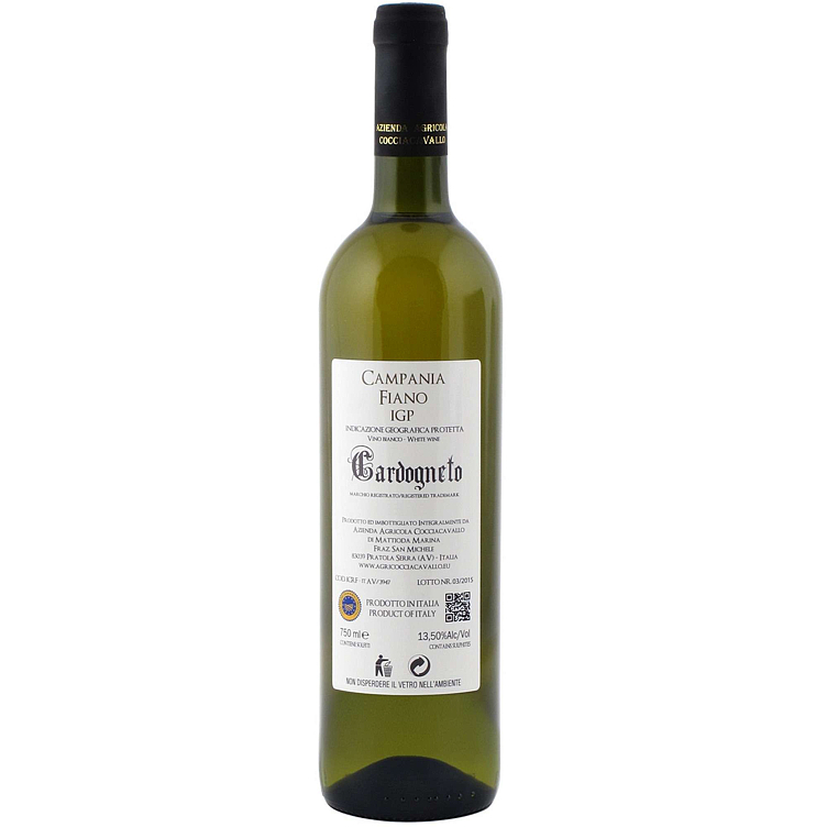 Cocciacavallo fiano  13,5%  75cl