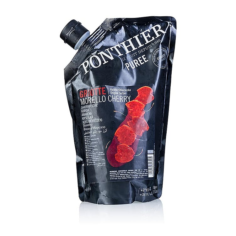 Ponthier fruktpure kirsebær   6x1kg