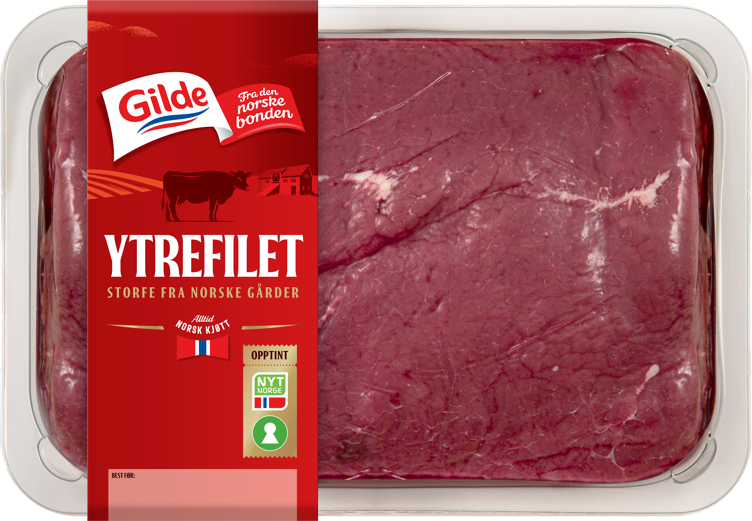 Storfe ytrefilet bit 4xca800g  kg