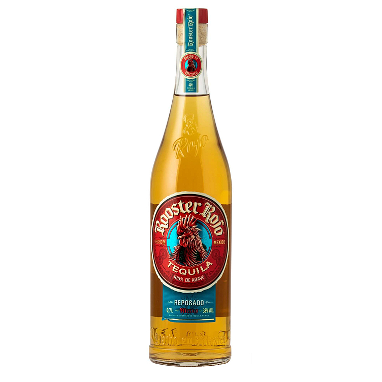 Rooster rojo tequila reposado   38%   70cl