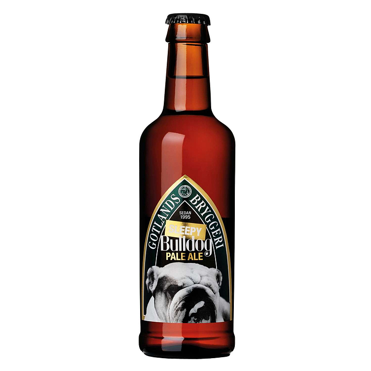 Gotlands bryggeri sleepy bulldog pale ale   4,8%   24x33cl