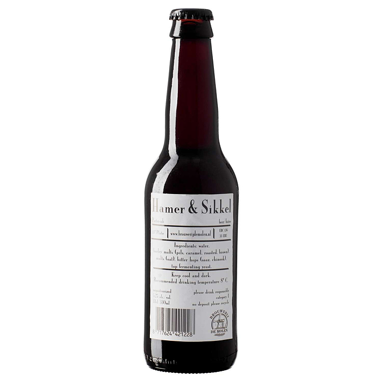Brouwerij de molen hamer & sikkel  5,2%  24x33cl