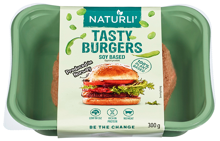 Naturli' tasty burgers  300g