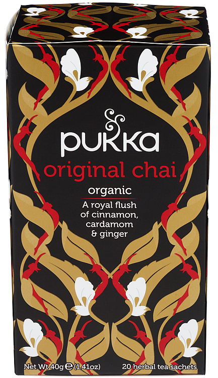 Orginal chai, p-herb urtete  økol.   20stk