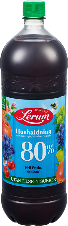 Husholdningssaft uten tilsatt sukker  1,5l