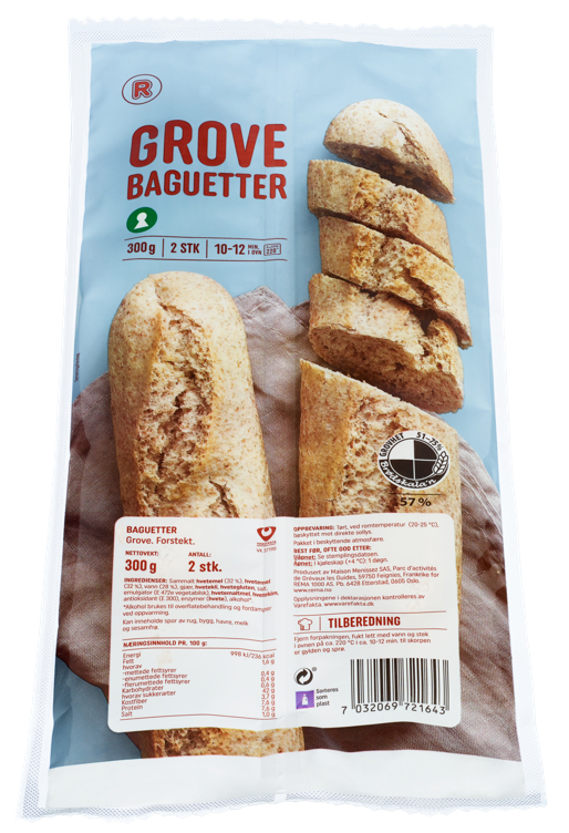 Baguetts coarse 2x150g   300g