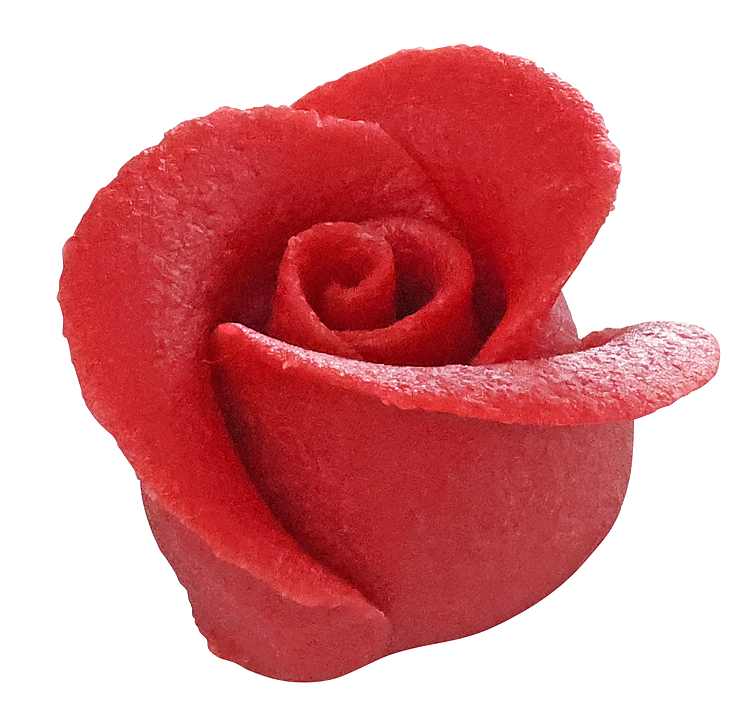 Marsipanrose ingrid rød 6g, 36 stk