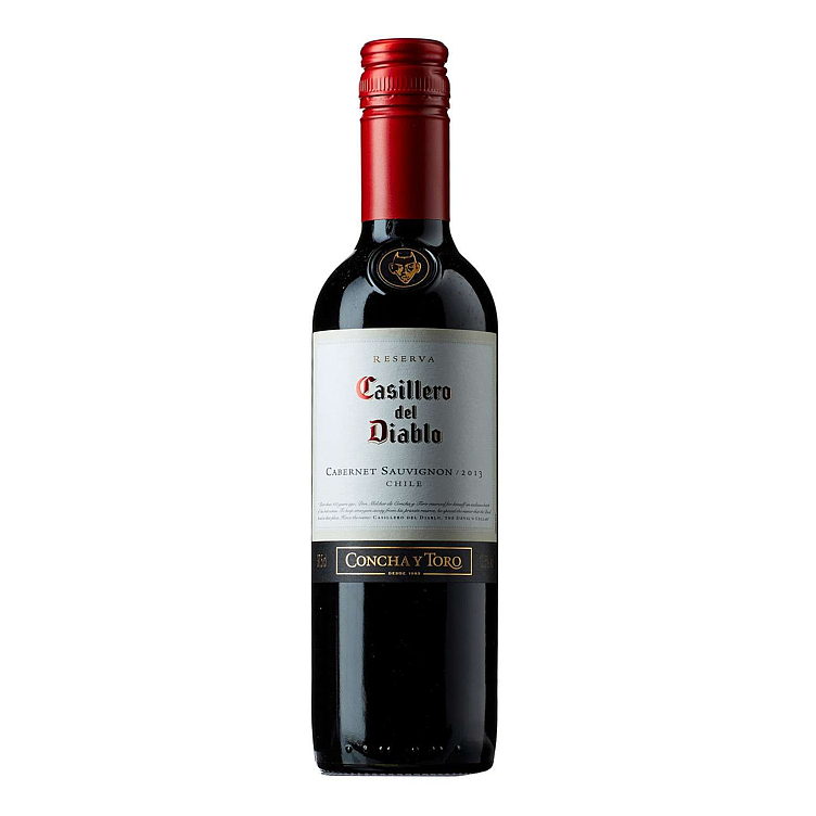 Casillero del diablo cabernet sauvignon  12,5%  37,5cl
