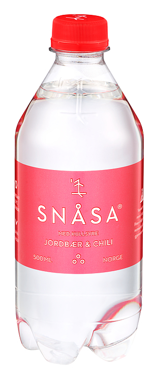 Snåsa min.vann kullsyre jordbær chili   12x0,5l