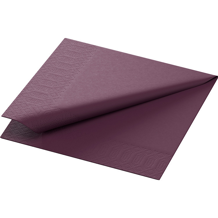 Servietter 2l24cm plum   300stk