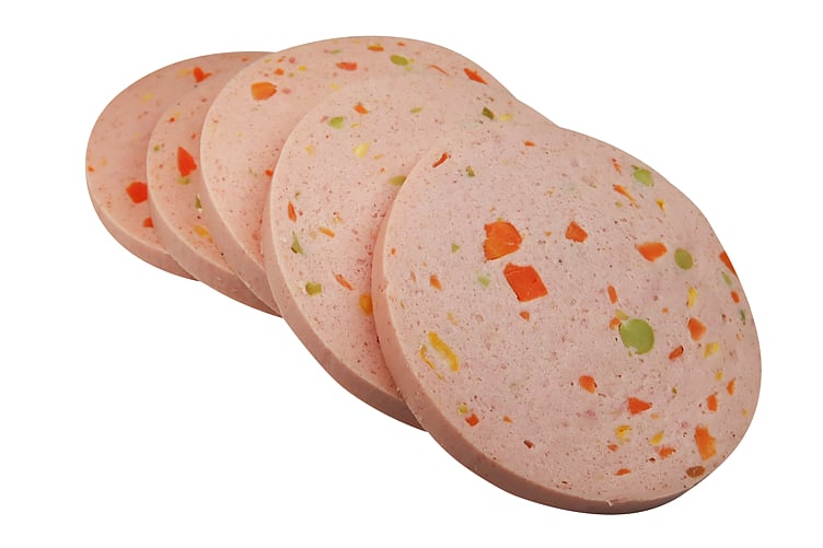 Icelandic meat sausage w/vegetables in slices  1,25kg