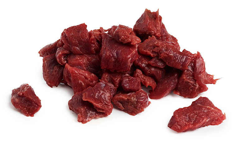 Stf grytekjøtt ternet 1,5x1,5cm  8xca2,5kg    kg