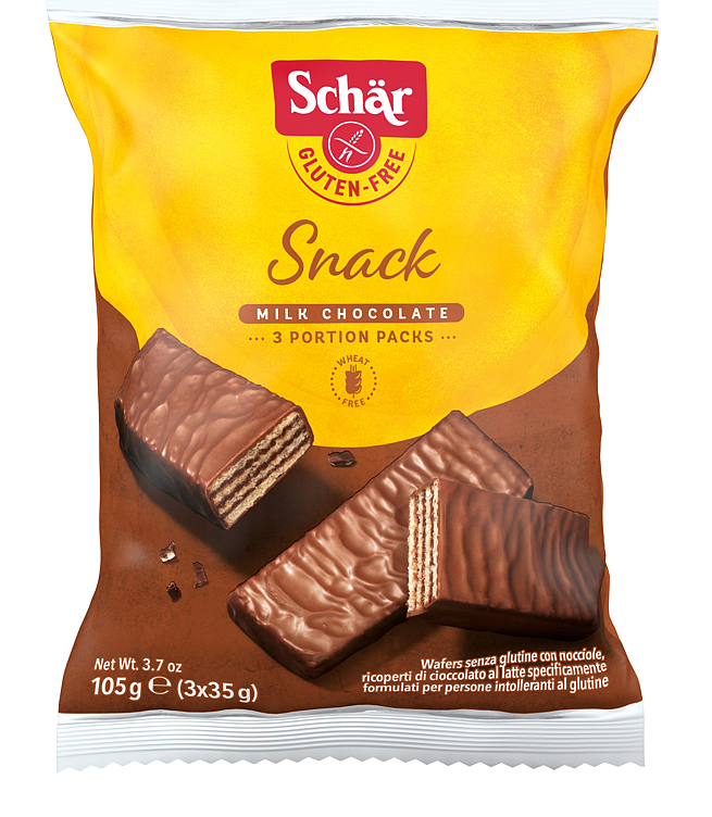 Sjokoladevaffel snack glutenfri   105g