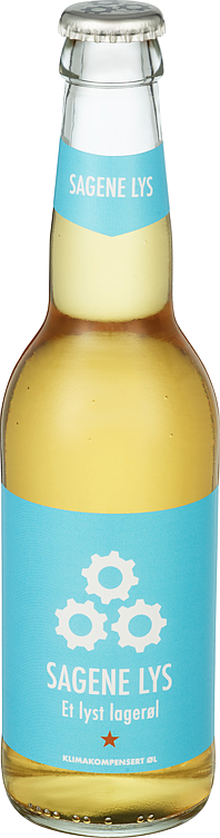 Sagene lys   4,5%   24x33cl