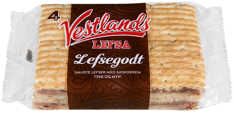 Lefsegodt choco 4pce   230g