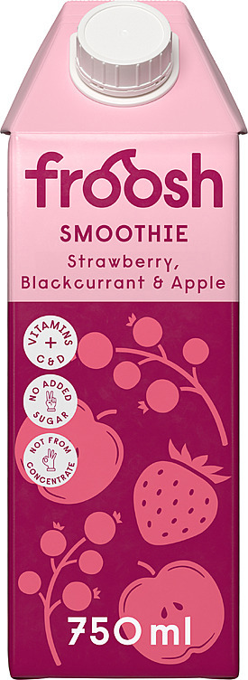 Smoothie jordbær, solbær & eple   750ml