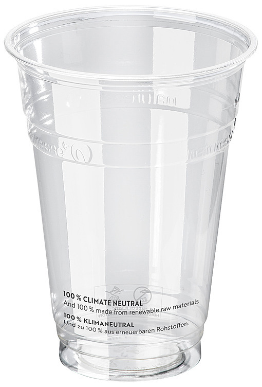 Drikkeglass pla 4dl q96mm printed sup  1200stk