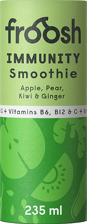 Immunity eple pære kiwi ingefær smoothie  235ml