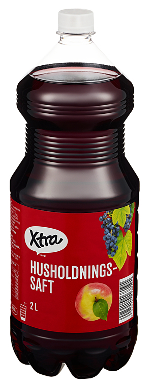 X-tra husholdningsssaft 1+4   2l