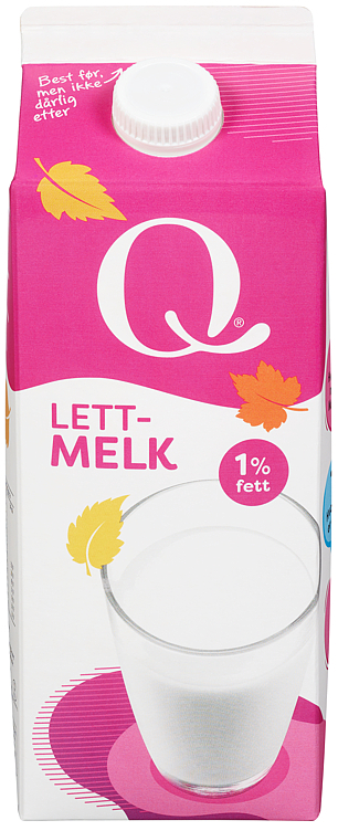 Q lettmelk  1,75l