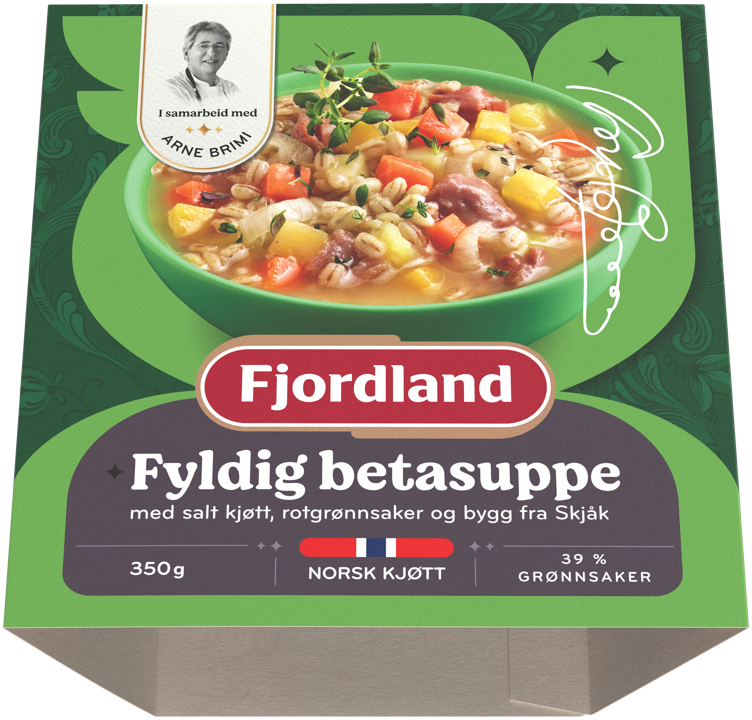 Brimis fyldig betasuppe i skål  350g