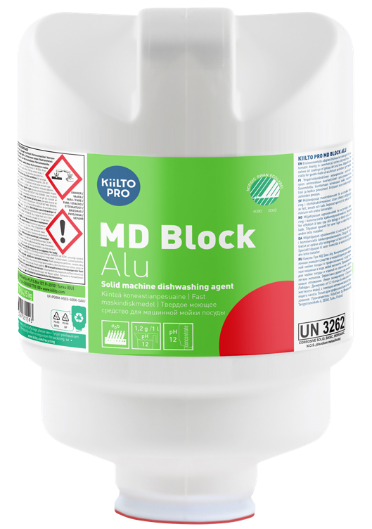 Maskinoppvask block alu  4,95kg