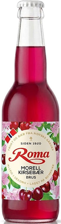 Morell & kirsebær brus fl.  24x33cl