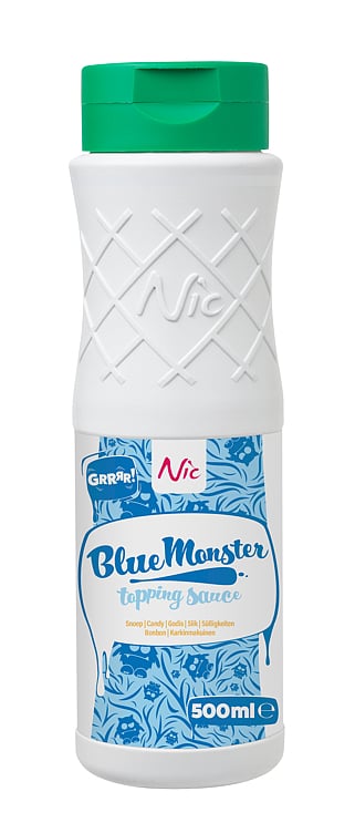 Topping i flaske blue monster   0,5l